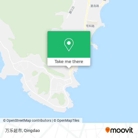 万乐超市 map