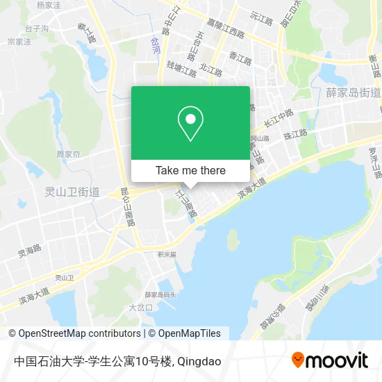 中国石油大学-学生公寓10号楼 map