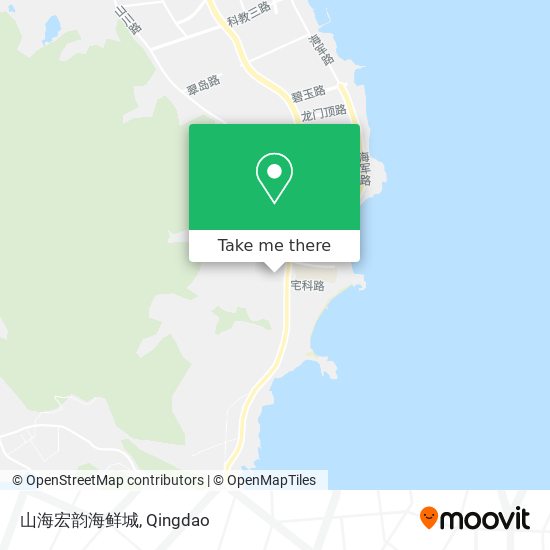 山海宏韵海鲜城 map