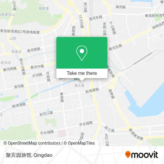 聚宾园旅馆 map