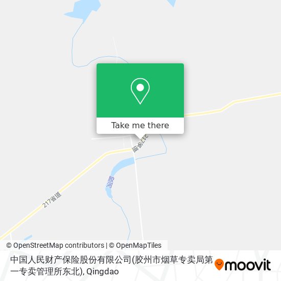 中国人民财产保险股份有限公司(胶州市烟草专卖局第一专卖管理所东北) map