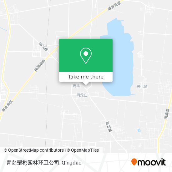 青岛罡彬园林环卫公司 map