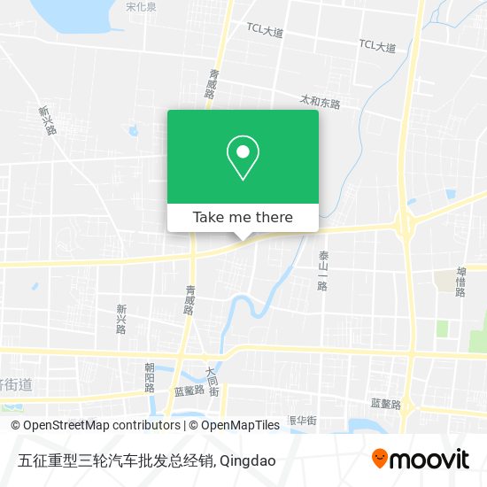 五征重型三轮汽车批发总经销 map