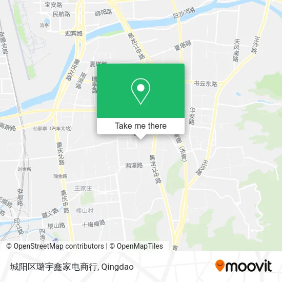 城阳区璐宇鑫家电商行 map