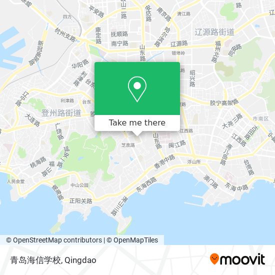 青岛海信学校 map
