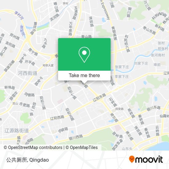 公共厕所 map
