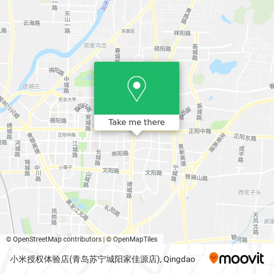 小米授权体验店(青岛苏宁城阳家佳源店) map