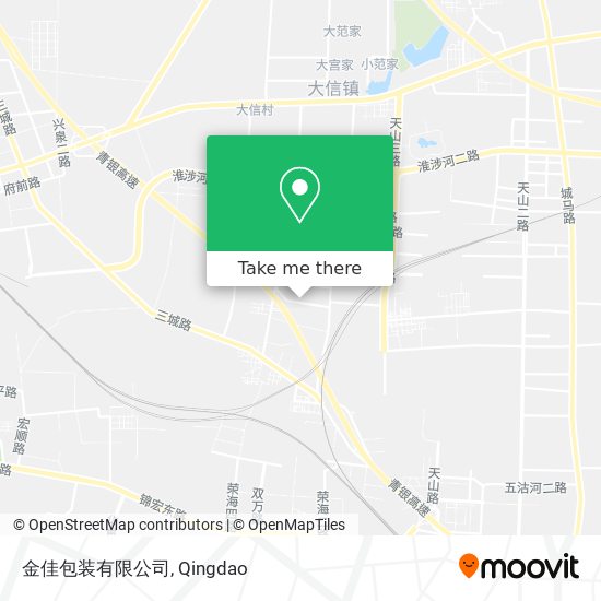 金佳包装有限公司 map