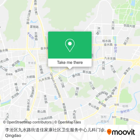 李沧区九水路街道佳家康社区卫生服务中心儿科门诊 map