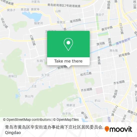 青岛市黄岛区辛安街道办事处南下庄社区居民委员会 map