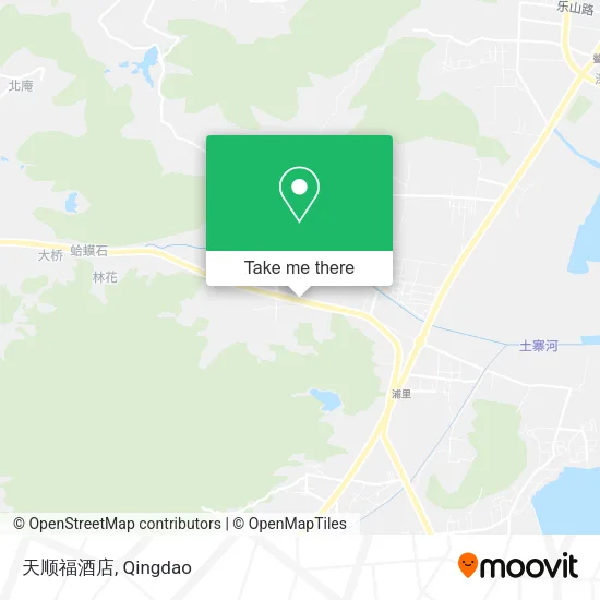 天顺福酒店 map