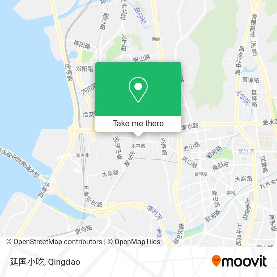 延国小吃 map