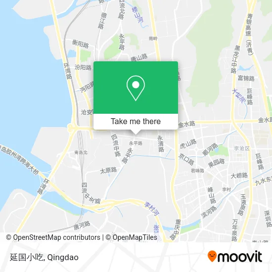 延国小吃 map