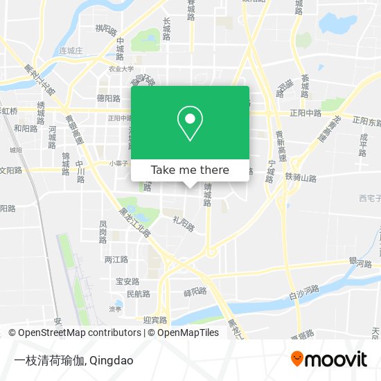 一枝清荷瑜伽 map