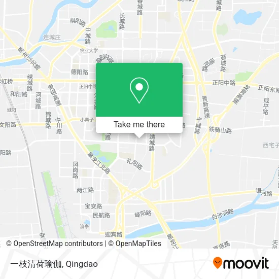 一枝清荷瑜伽 map