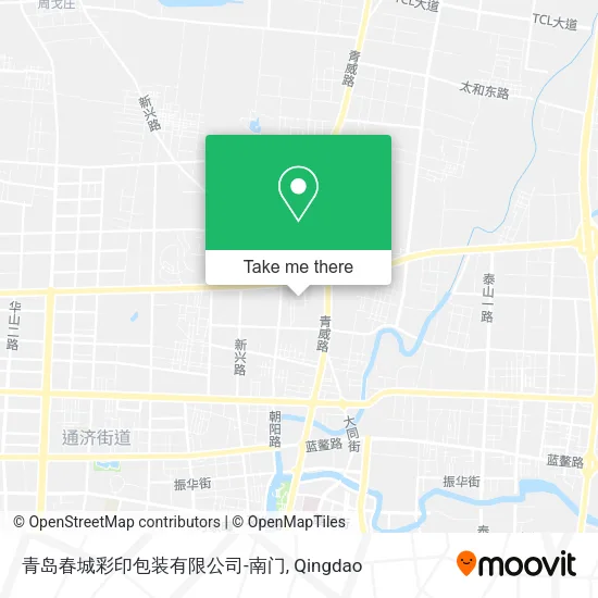 青岛春城彩印包装有限公司-南门 map