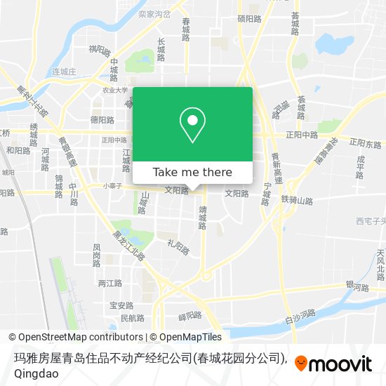 玛雅房屋青岛住品不动产经纪公司(春城花园分公司) map