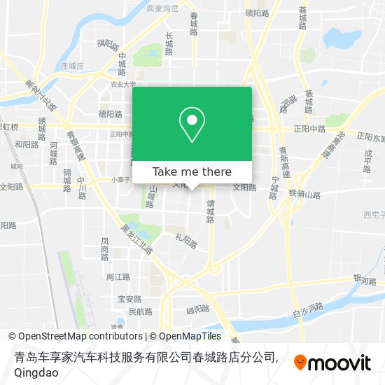 青岛车享家汽车科技服务有限公司春城路店分公司 map
