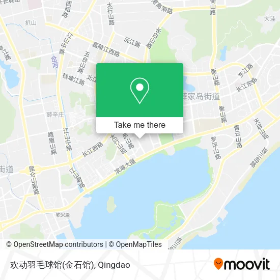 欢动羽毛球馆(金石馆) map