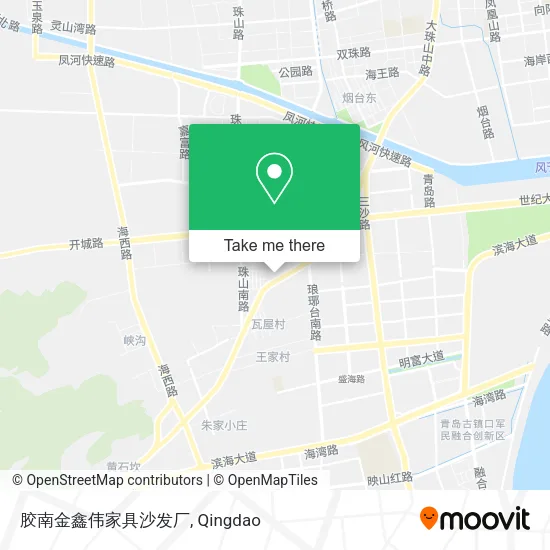 胶南金鑫伟家具沙发厂 map