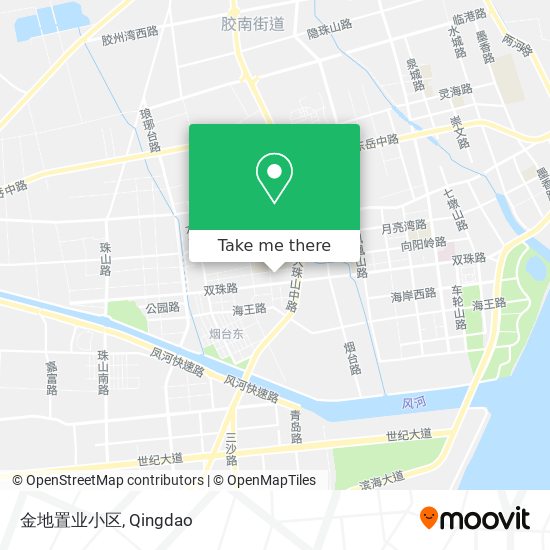 金地置业小区 map