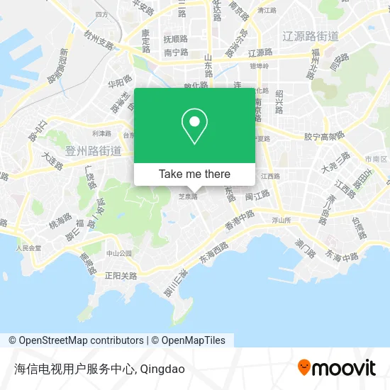 海信电视用户服务中心 map