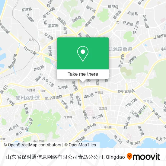 山东省保时通信息网络有限公司青岛分公司 map