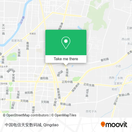 中国电信天安数码城 map