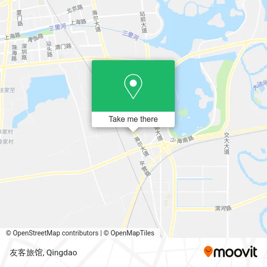 友客旅馆 map