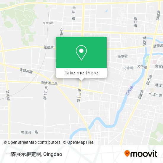 一森展示柜定制 map