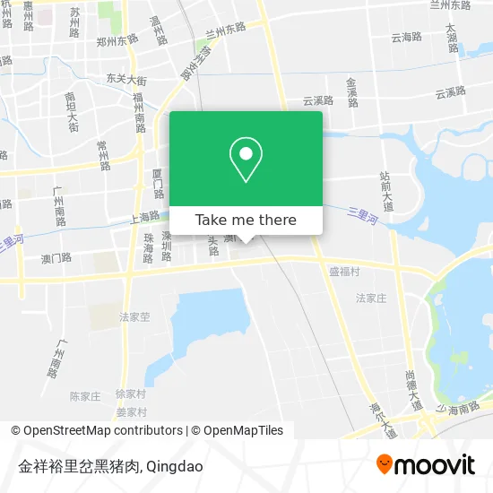 金祥裕里岔黑猪肉 map