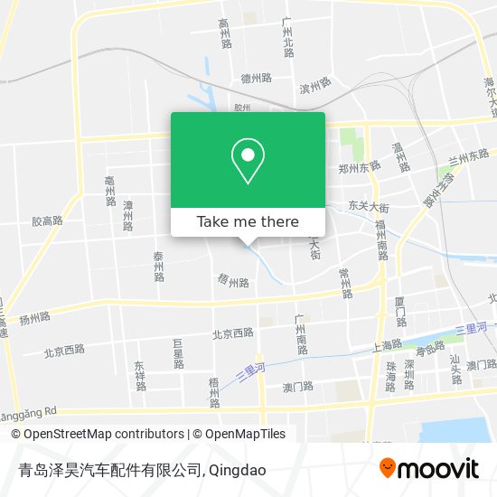 青岛泽昊汽车配件有限公司 map