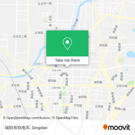 城阳有轨电车 map