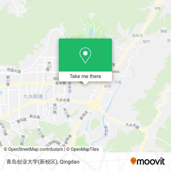 青岛创业大学(新校区) map