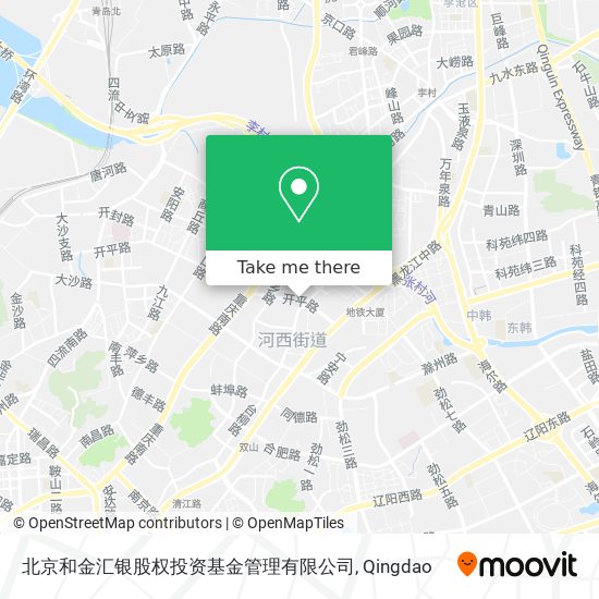 北京和金汇银股权投资基金管理有限公司 map