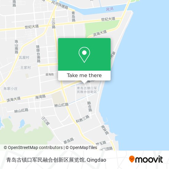 青岛古镇口军民融合创新区展览馆 map