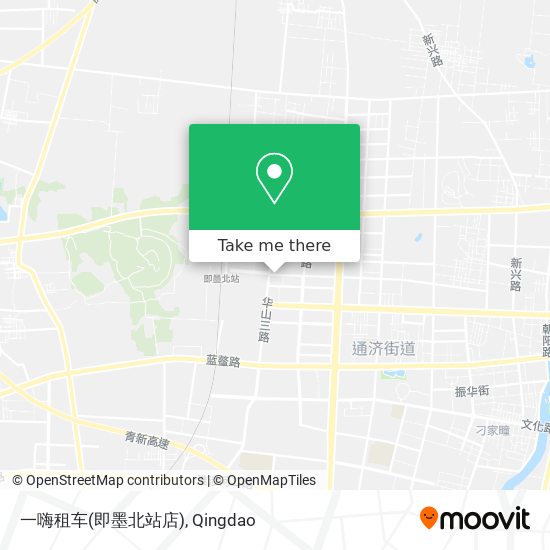 一嗨租车(即墨北站店) map