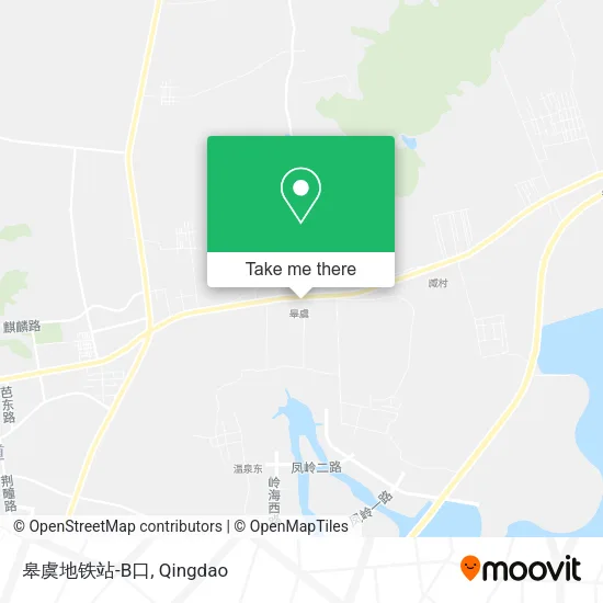 皋虞地铁站-B口 map