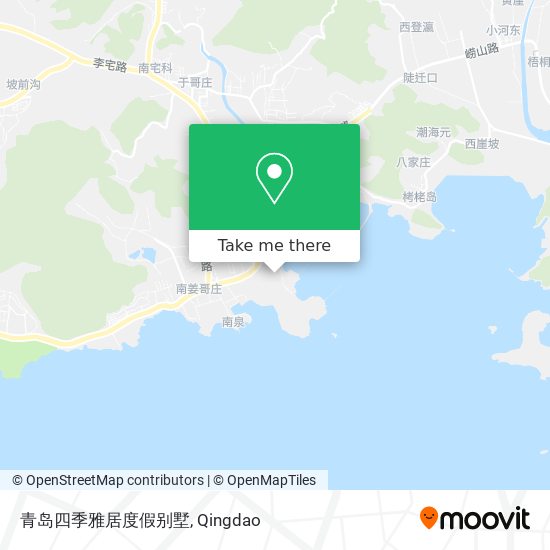青岛四季雅居度假别墅 map