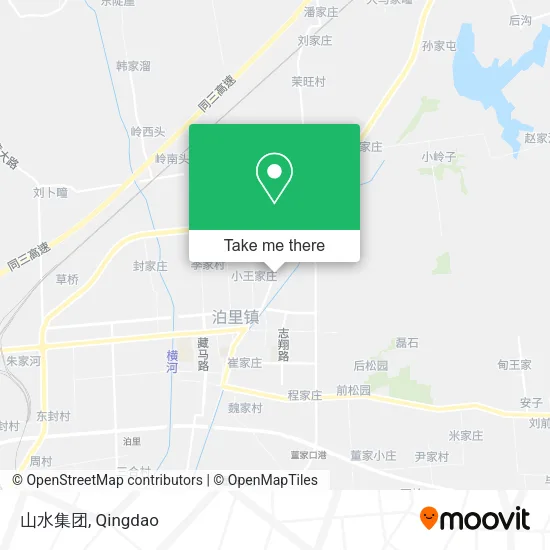 山水集团 map
