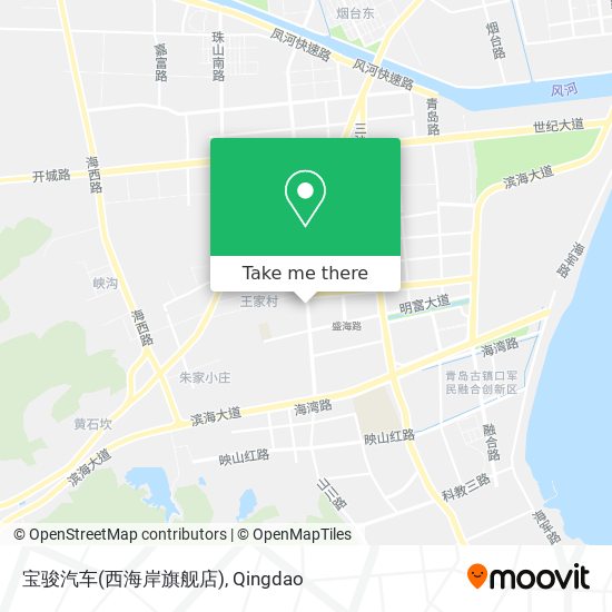 宝骏汽车(西海岸旗舰店) map