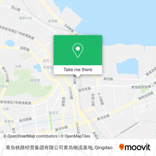 青岛铁路经营集团有限公司黄岛物流基地 map