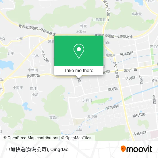 申通快递(黄岛公司) map