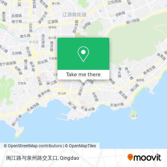 闽江路与泉州路交叉口 map