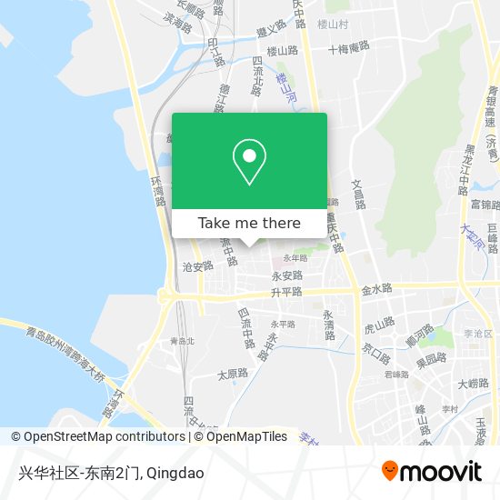 兴华社区-东南2门 map