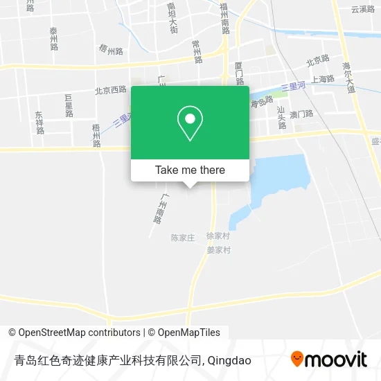 青岛红色奇迹健康产业科技有限公司 map