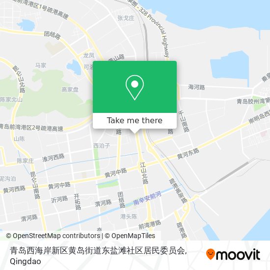 青岛西海岸新区黄岛街道东盐滩社区居民委员会 map