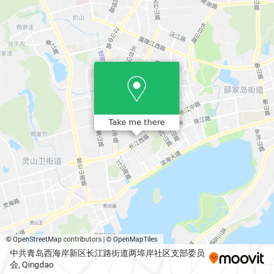 中共青岛西海岸新区长江路街道两埠岸社区支部委员会 map