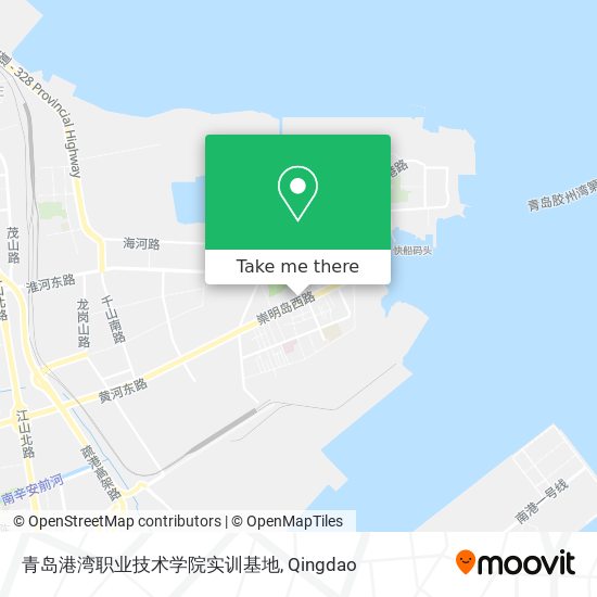 青岛港湾职业技术学院实训基地 map