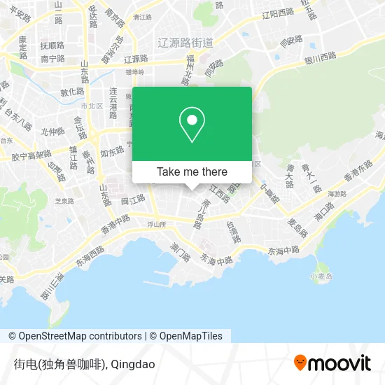 街电(独角兽咖啡) map